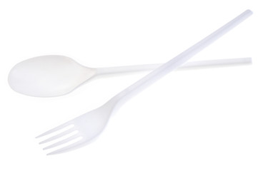 Couverts en plastique