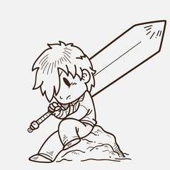 doodle Swordsman