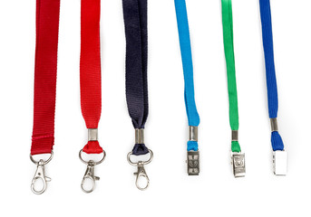 Fabric badge lanyard