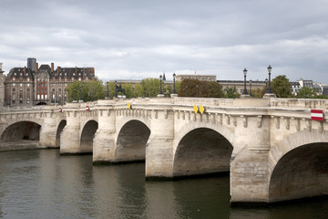 Fototapeta premium Pont Neuf Bridge over the River Seine, Paris, France