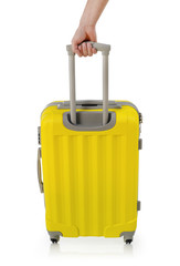 Hand with suitcase