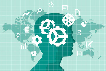 Fototapeta premium brainstorming process concept