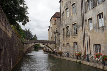 Fototapeta na wymiar Canal and bridge