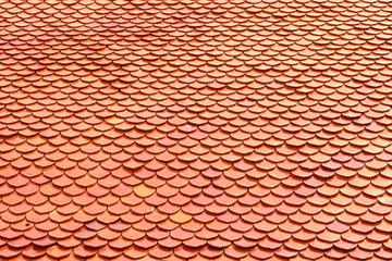 Roof tiles background texture of Thai temple