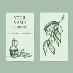 Business cards. Card or invitation.Vintage decorative elements