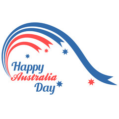 Obraz na płótnie Canvas Happy Australia day design