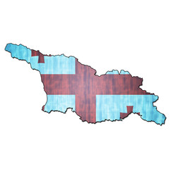 georgia territory with flag