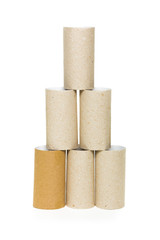 Empty paper roll