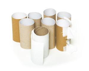 Empty paper roll
