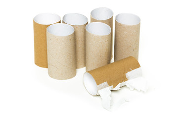 Empty paper roll