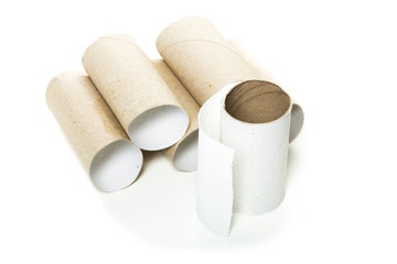 Empty paper roll
