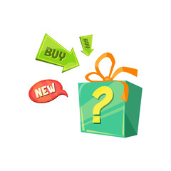 New Product Offer. Vector Illustration