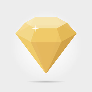 Diamond Yellow in Vector