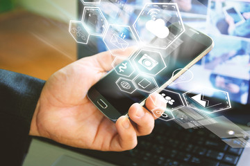 Social media concept.