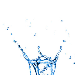 Water splashes background