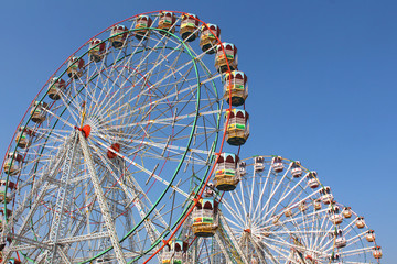 Grandes roues / Foire aux chameaux de Pushkar (Inde)