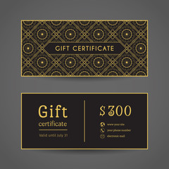 Vintage Gift Certificate