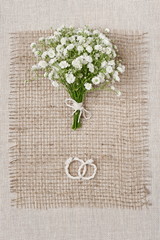 Wedding decor in ecological style