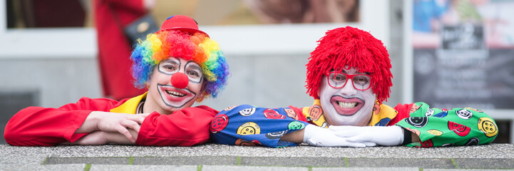 verrückte clowns