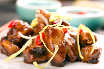 Traditional chinese kung pao chicken