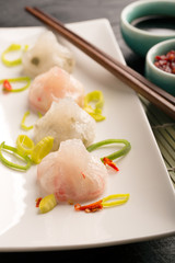 Traditional chinese steamed dim sum