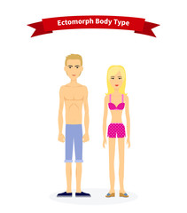 Ectomorph Body Type Woman and Man