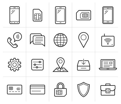 Mobile Network Operator Icons