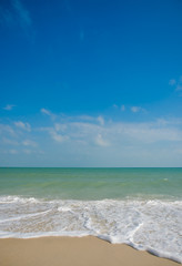 Landscape of Lamai beach Koh Samui island