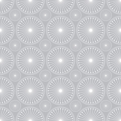 Seamless decorative vector background with abstract geometric pattern