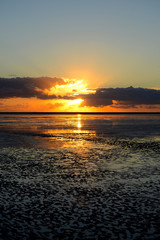 Sonnenuntergang an der Nordsee