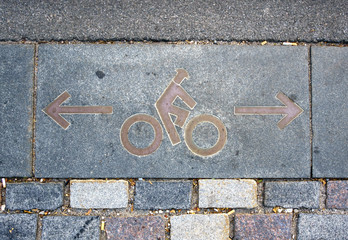 Sign bike-ways