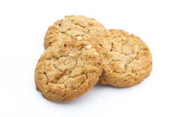Cookies on the isolated background.