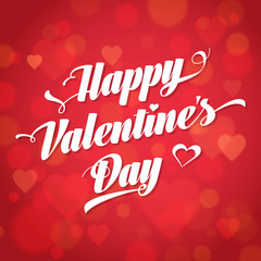 Valentine's Day romantic heart background