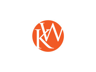 Double KW letter logo