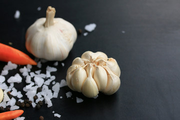 garlic mix spicy for cooking - Thailand food