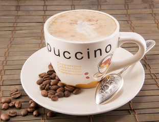 cup of cappuccino