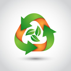 recycling vector icon