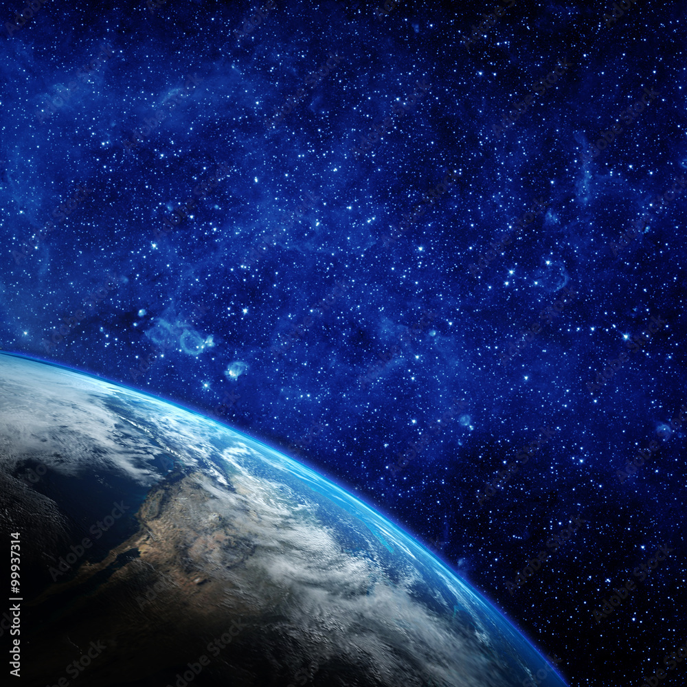 Wall mural planet earth from the space. some elements of this image furnish