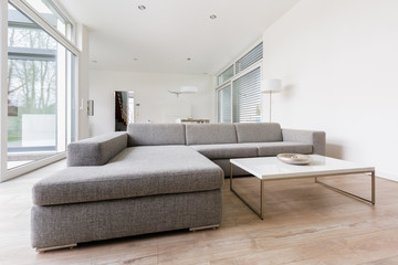 Modern bright living-room