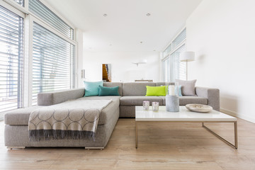 Modern bright living-room