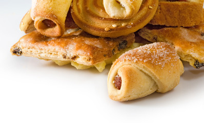 Isolated image of delicious cookie close-up