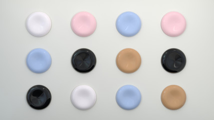 plastic buttons