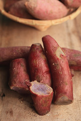 steamed yam sweet red