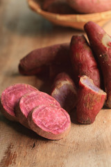 steamed yam sweet red