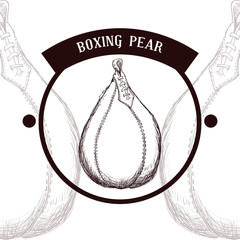 Boxing icon design 