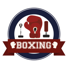 Boxing icon design 