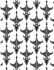 geometric black and white pattern