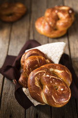 Homemade soft pretzels