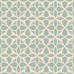 Elegant antique background image of round circle geometry cross pattern.
