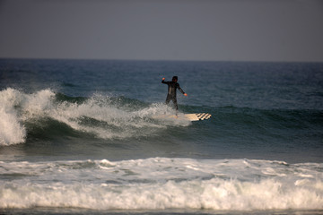 Fototapeta na wymiar Surfen